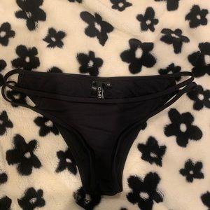 black bikini bottoms